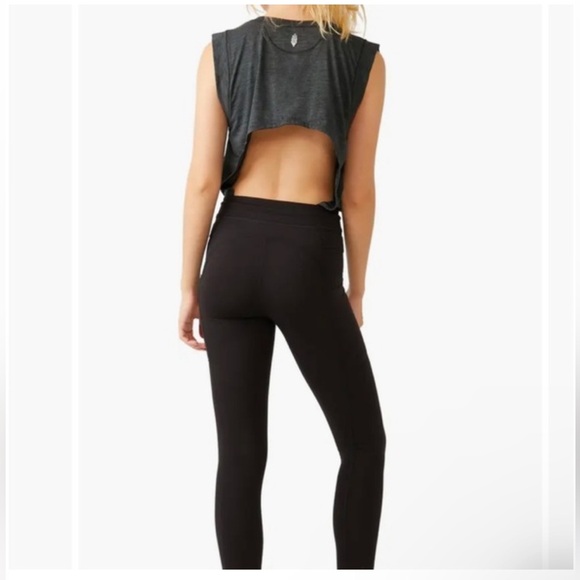 Free People Movement Off to the Races Onesie Jumpsuit Size Large - Picture 4 of 9